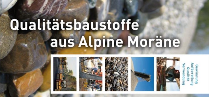 Das Deckblatt eines Buches zur Alpinen Moräne.